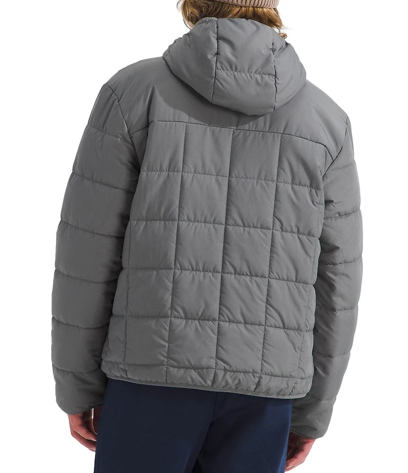 The North Face Boys Long Sleeve Reversible Shasta Full-Zip Hooded Ski Jacket