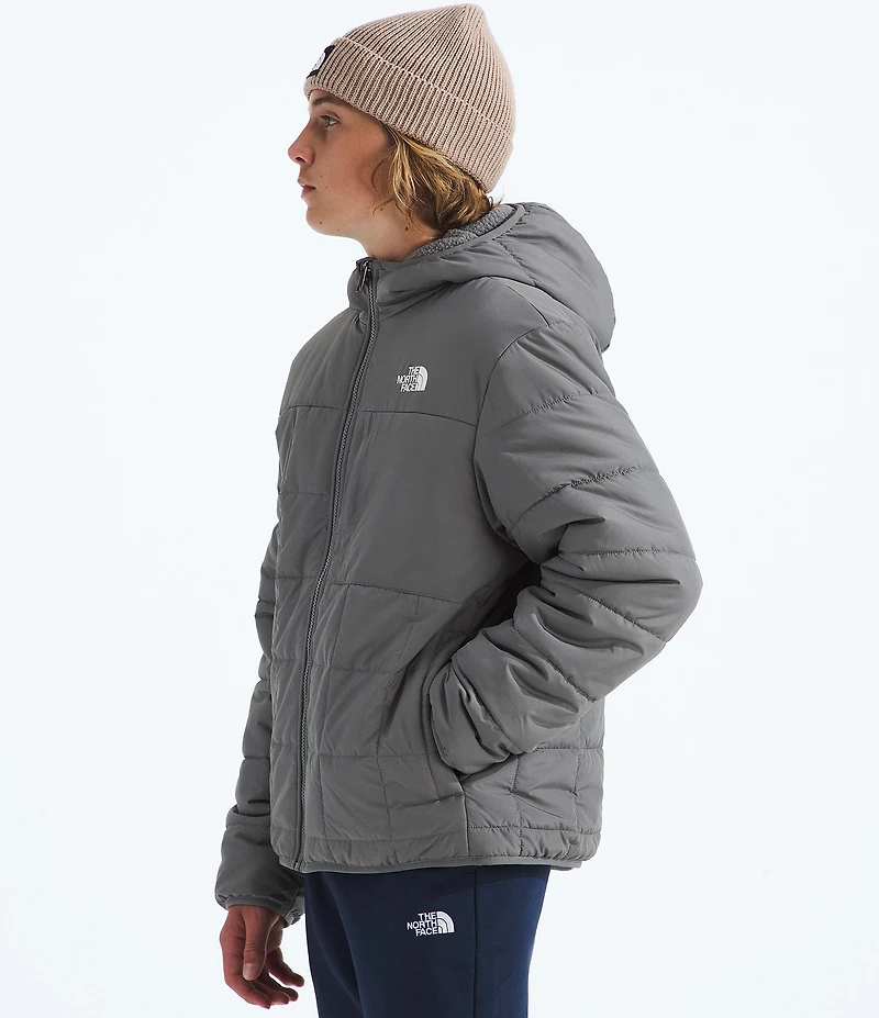 The North Face Boys Long Sleeve Reversible Shasta Full-Zip Hooded Ski Jacket