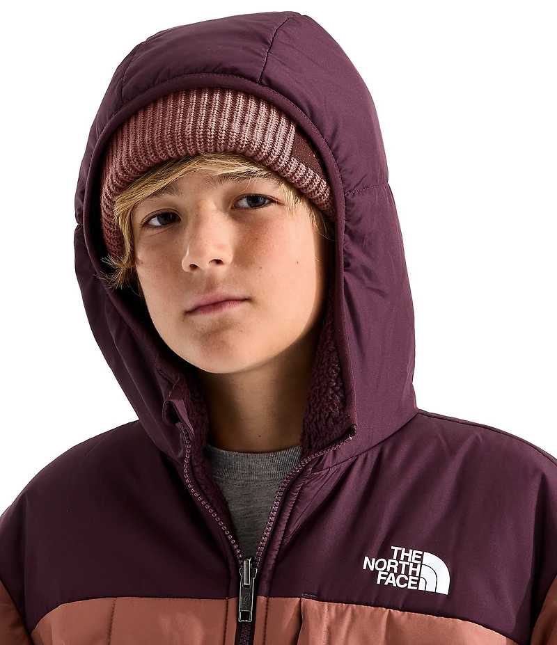 The North Face Big Kids Long Sleeve Reversible Shasta Full-Zip Hooded Ski Jacket