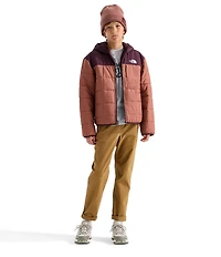 The North Face Big Kids Long Sleeve Reversible Shasta Full-Zip Hooded Ski Jacket