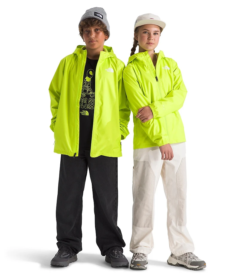 The North Face Big Kids Long-Sleeve Teen Zipline Hooded Rain Jacket
