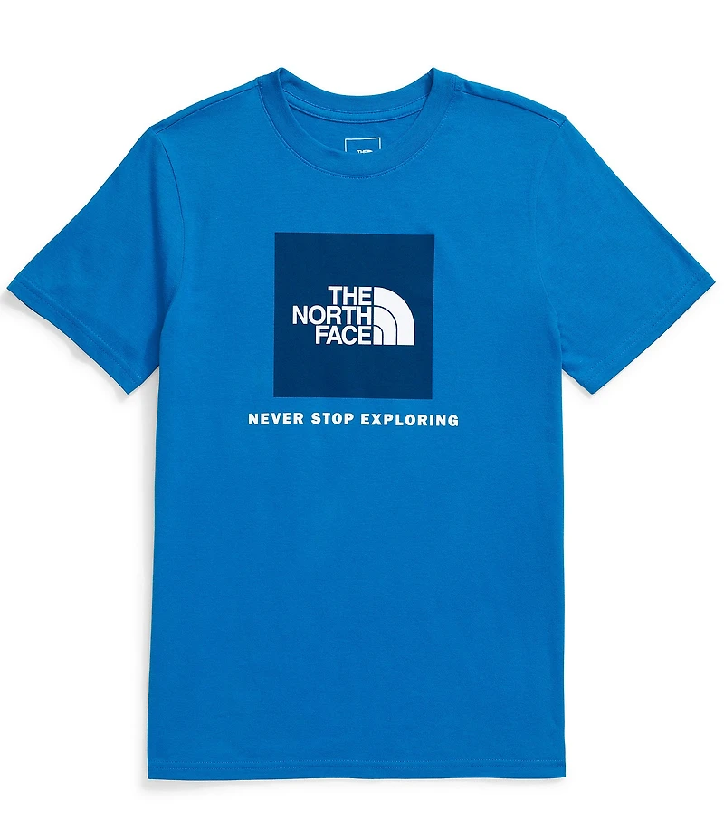The North Face Little/Big Boys Short Sleeve Classic NSE Box Logo Graphic T-Shirt