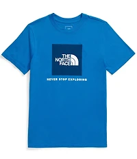 The North Face Little/Big Boys Short Sleeve Classic NSE Box Logo Graphic T-Shirt