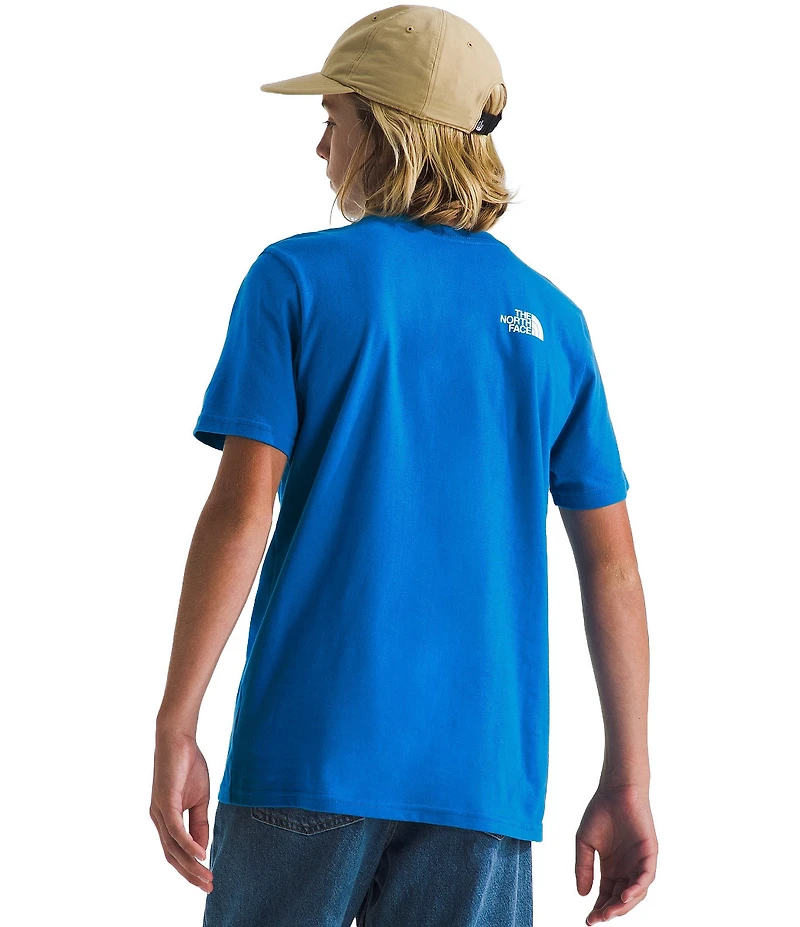 The North Face Little/Big Boys Short Sleeve Classic NSE Box Logo Graphic T-Shirt