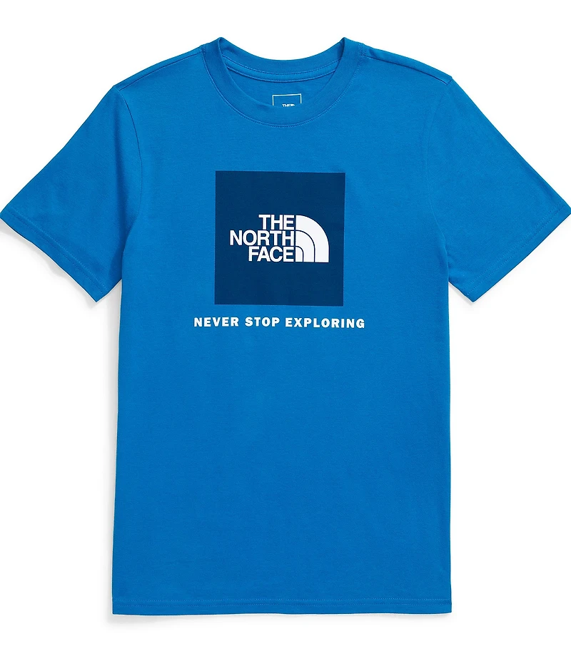 The North Face Little/Big Boys Short Sleeve Classic NSE Box Logo Graphic T-Shirt