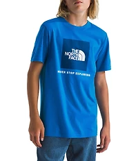 The North Face Little/Big Boys Short Sleeve Classic NSE Box Logo Graphic T-Shirt