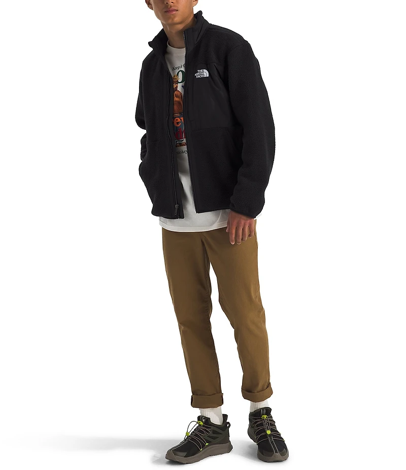 The North Face Little/Big Boys 6-20 Yumiori Long-Sleeve Full-Zip Solid Fleece Jacket