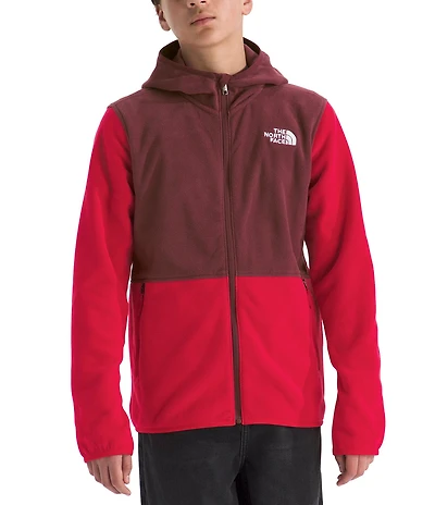 The North Face Little/Big Boys Color Block Glacier Full Zip Hoodie Jacket
