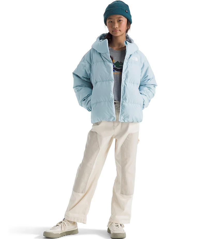 The North Face Big Girls North Down Hooded Ski Jacket