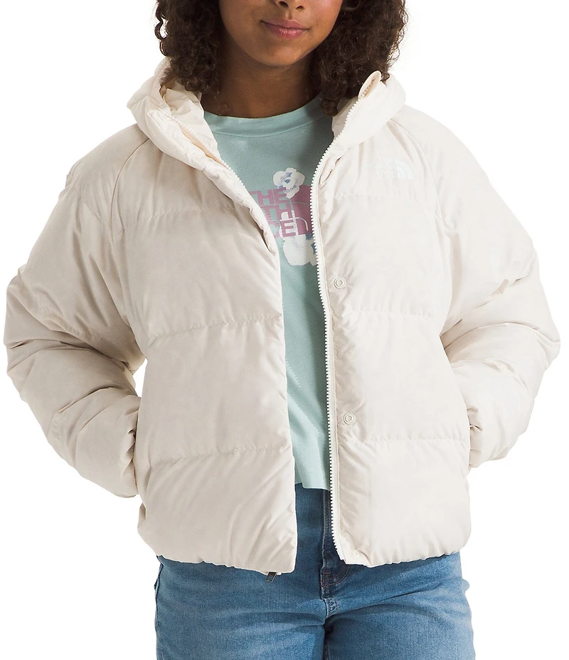 The North Face Big Girl North Down Hooded Ski Jacket
