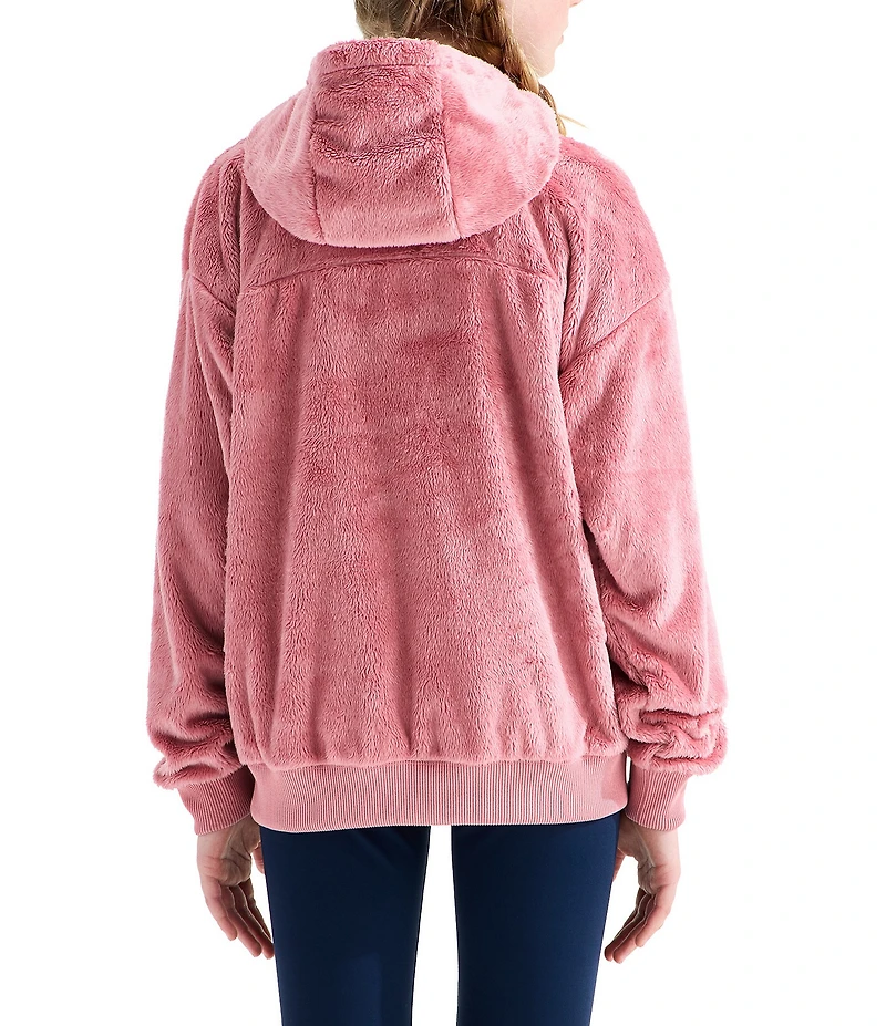 The North Face Big Girls Osito Full Zip Fleece Hooded Jacket