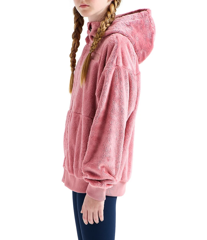The North Face Big Girls Osito Full Zip Fleece Hooded Jacket