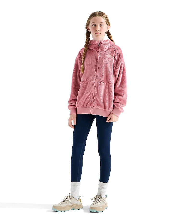 The North Face Big Girls Osito Full Zip Fleece Hooded Jacket