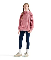 The North Face Big Girls Osito Full Zip Fleece Hooded Jacket