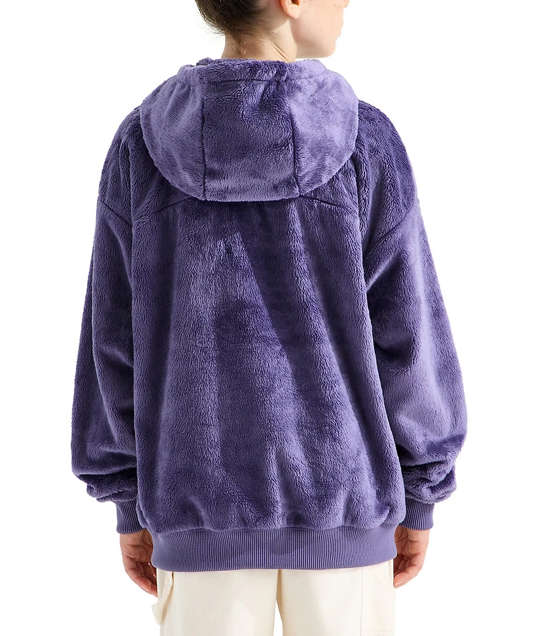 The North Face Big Girls Osito Full Zip Fleece Hooded Jacket