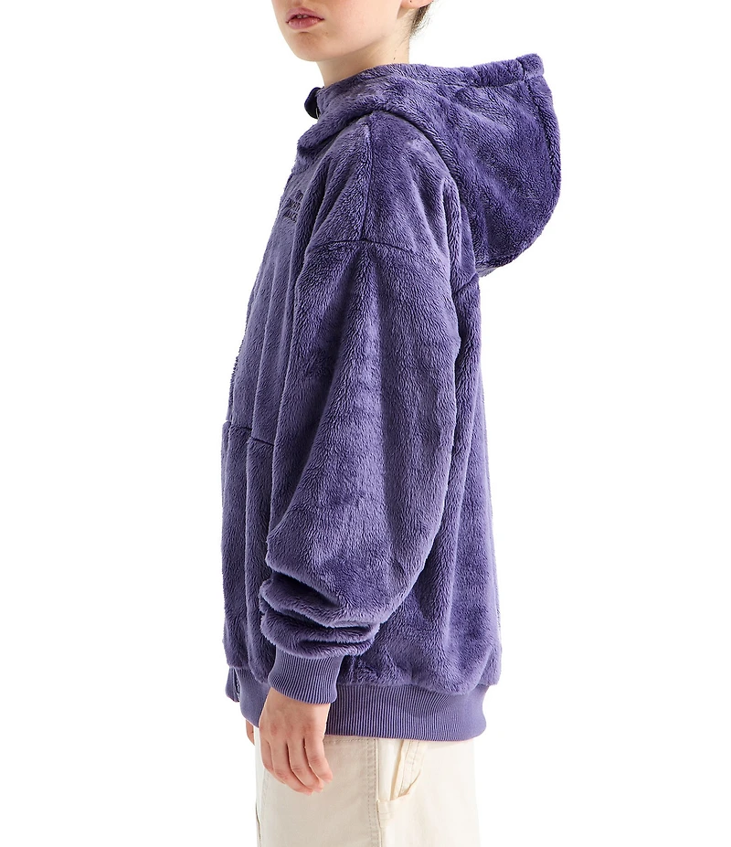 The North Face Big Girls Osito Full Zip Fleece Hooded Jacket