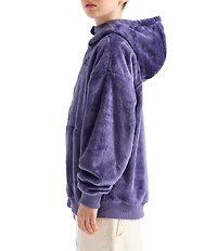 The North Face Big Girls Osito Full Zip Fleece Hooded Jacket