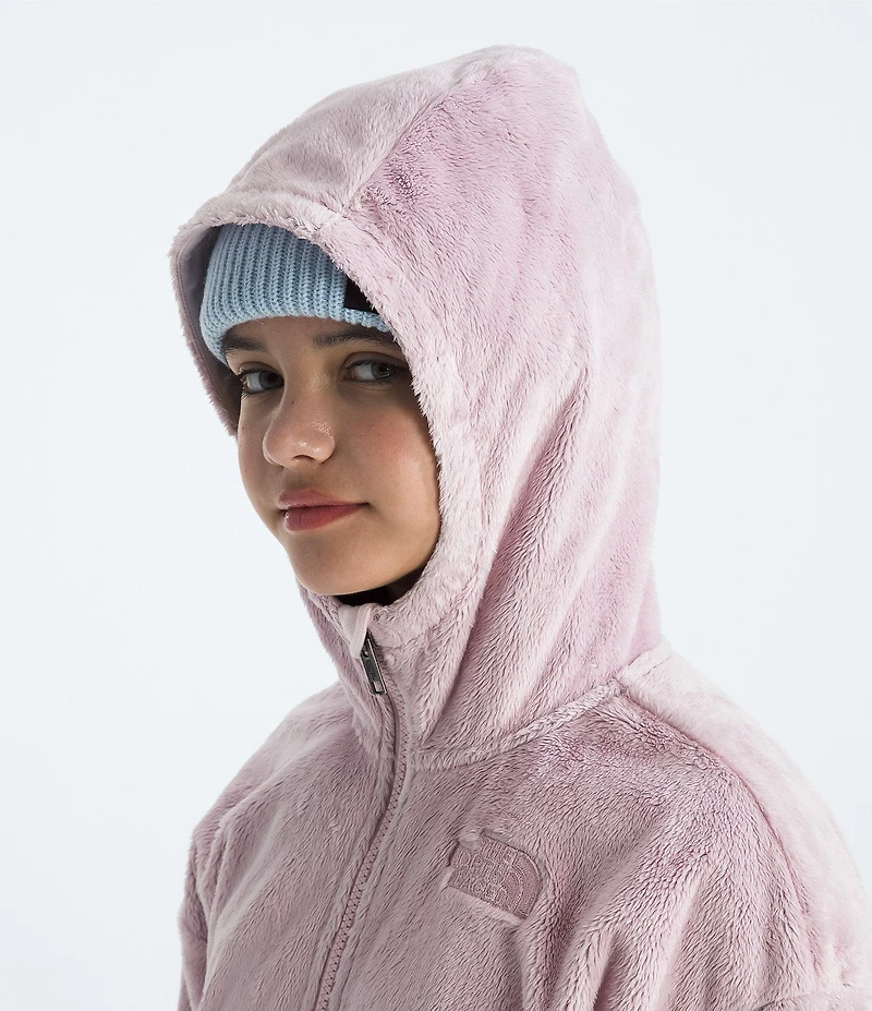 The North Face Big Girls Osito Full-Zip Fleece Hoodie Jacket
