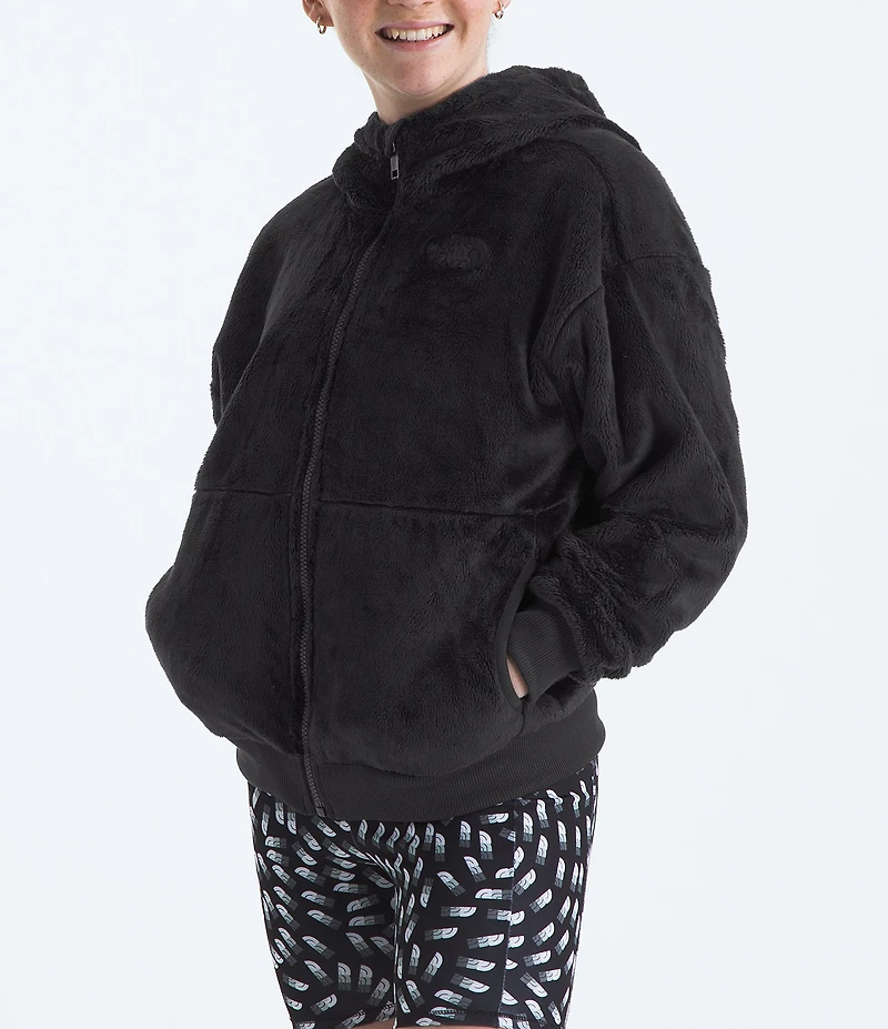 The North Face Little/Big Girls Long Sleeve Osito Full-Zip Fleece Hoodie Jacket