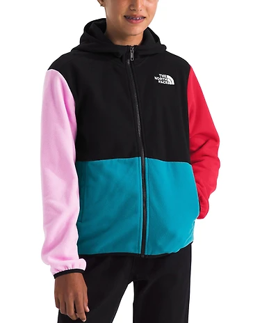 The North Face Little/Big Kids Long-Sleeve Teen Glacier Color Block Hooded Jacket