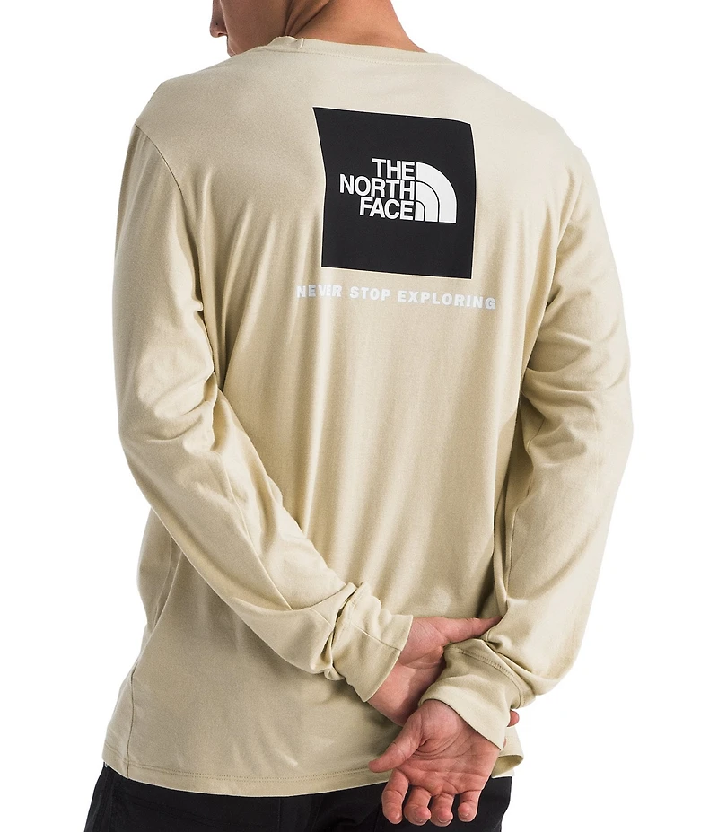 The North Face Long Sleeve Box NSE Logo Graphic T-Shirt