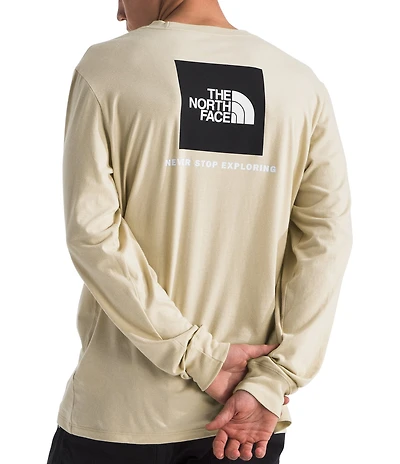 The North Face Long Sleeve Box NSE Logo Graphic T-Shirt