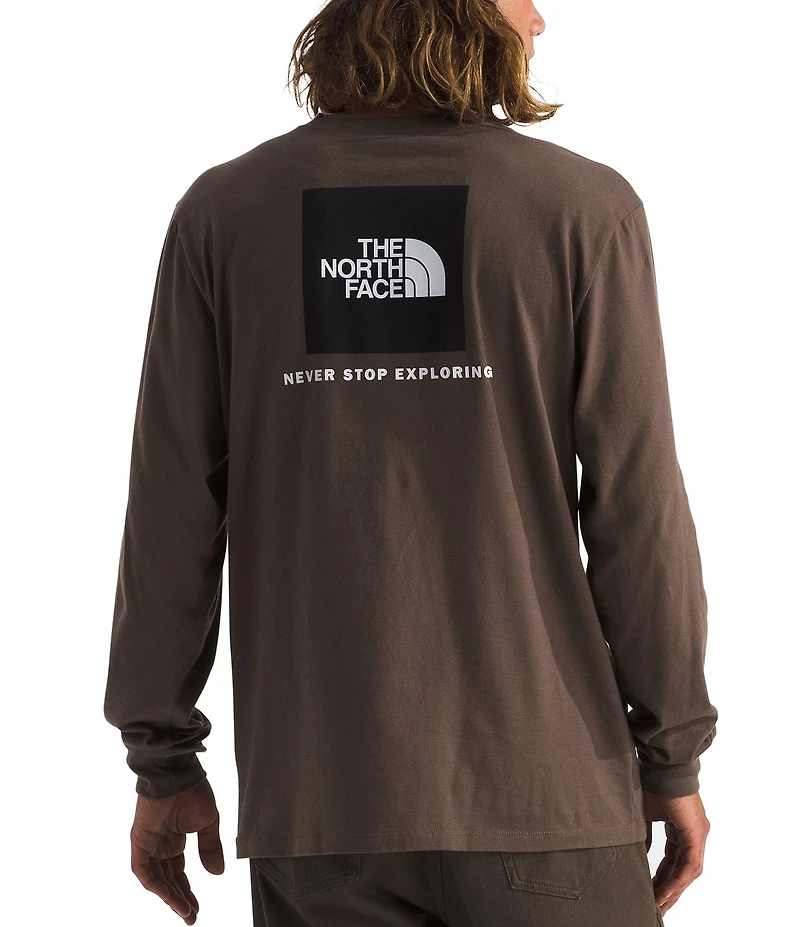 The North Face Long Sleeve Box NSE Logo Graphic T-Shirt
