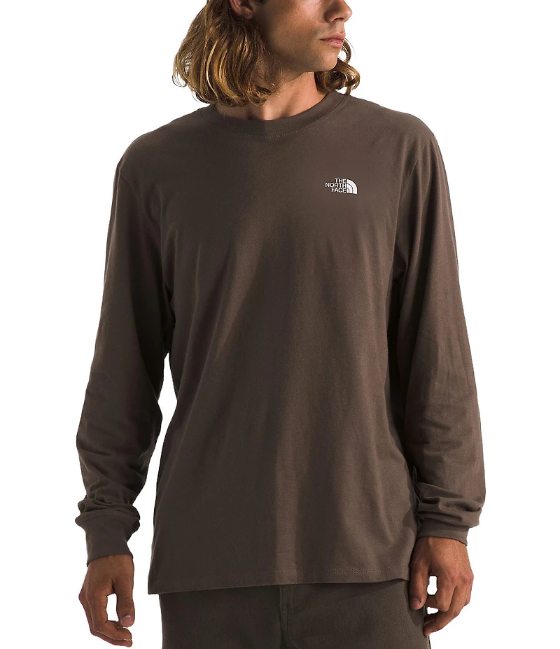The North Face Long Sleeve Box NSE Logo Graphic T-Shirt
