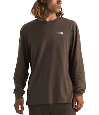 The North Face Long Sleeve Box NSE Logo Graphic T-Shirt