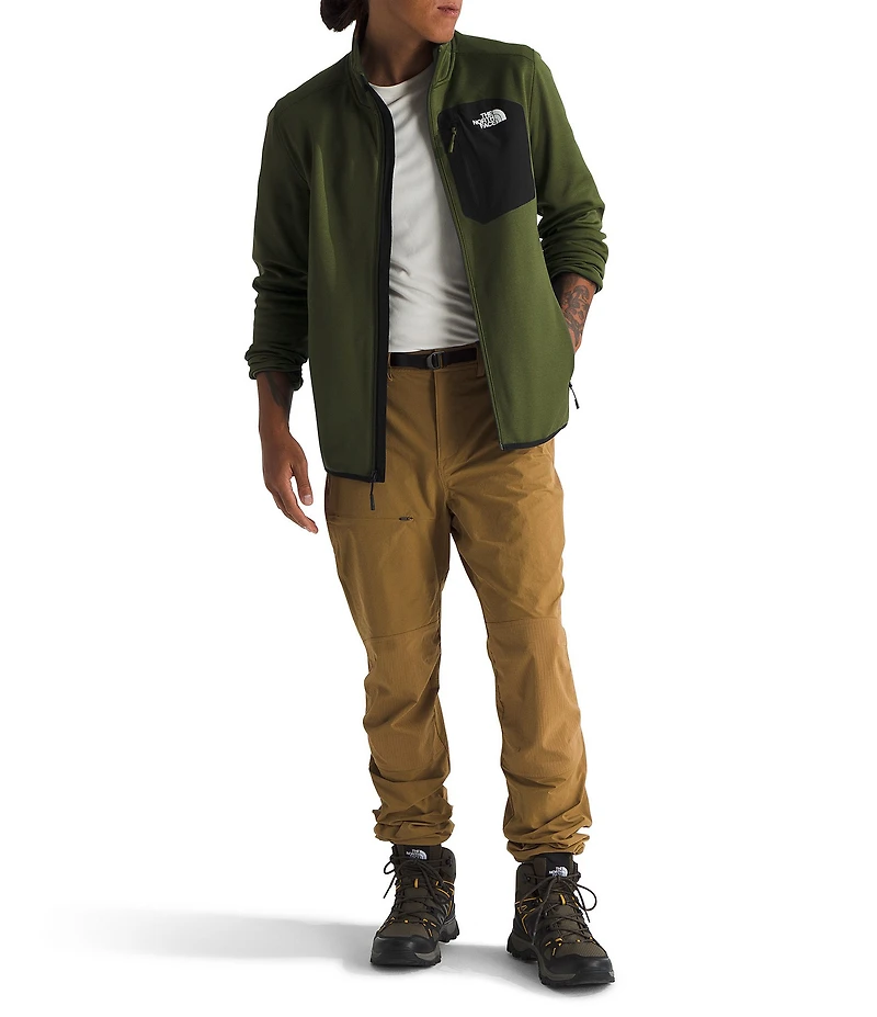 The North Face Long Sleeve Crest Contrasting Pocket Full-Zip Jacket