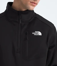 The North Face Long Sleeve Crest Pocket 1/4-Zip Fleece Pullover