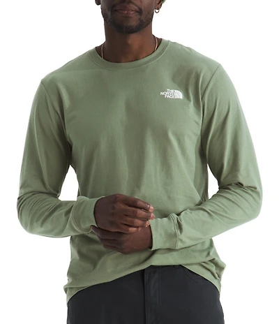 The North Face Long Sleeve Evolution Regenerative Ink Box Graphic T-Shirt