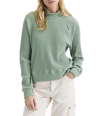 The North Face Long Sleeve Mock Neck Thermal Knit Pullover