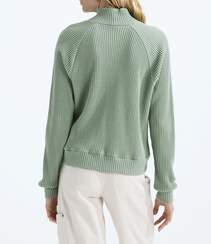 The North Face Long Sleeve Mock Neck Thermal Knit Pullover