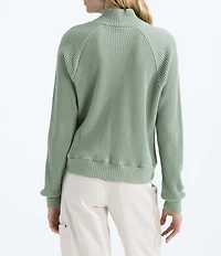 The North Face Long Sleeve Mock Neck Thermal Knit Pullover
