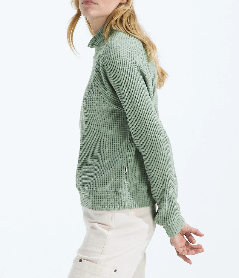 The North Face Long Sleeve Mock Neck Thermal Knit Pullover