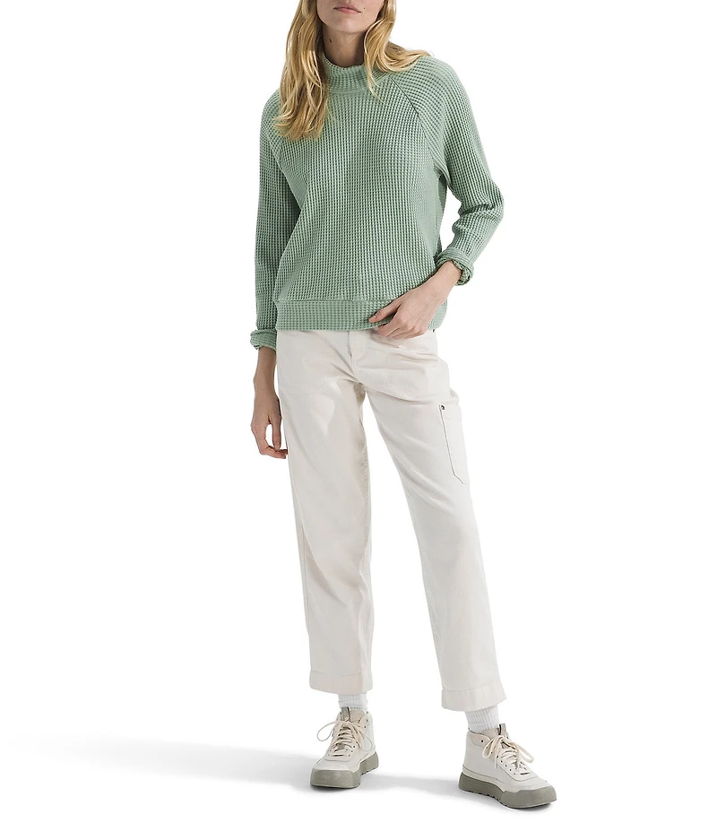 The North Face Long Sleeve Mock Neck Thermal Knit Pullover
