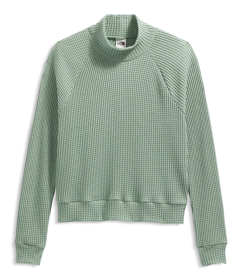 The North Face Long Sleeve Mock Neck Thermal Knit Pullover
