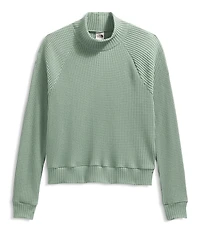 The North Face Long Sleeve Mock Neck Thermal Knit Pullover