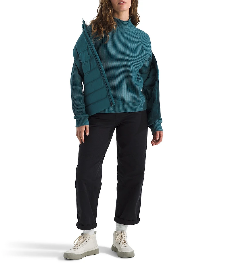 The North Face Long Sleeve Mock Neck Thermal Knit Pullover