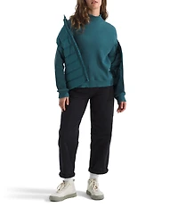 The North Face Long Sleeve Mock Neck Thermal Knit Pullover