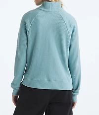 The North Face Long Sleeve Mock Neck Thermal Knit Pullover