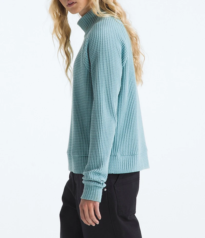The North Face Long Sleeve Mock Neck Thermal Knit Pullover