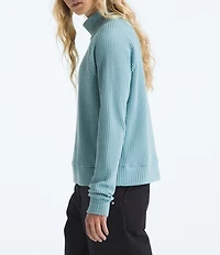 The North Face Long Sleeve Mock Neck Thermal Knit Pullover