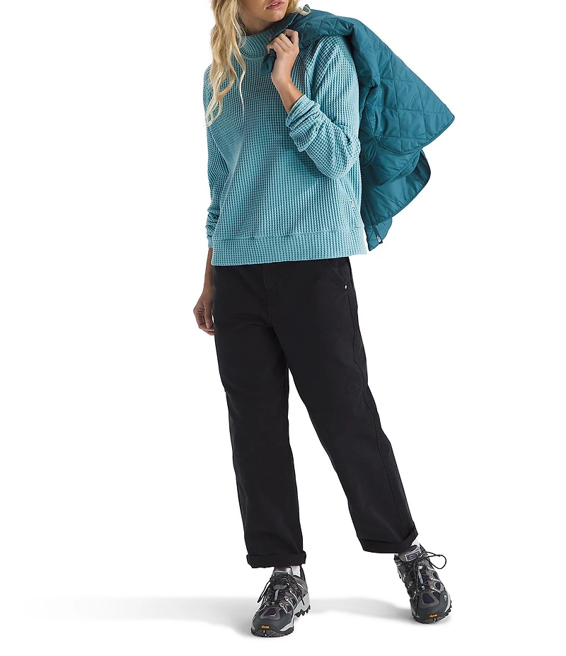 The North Face Long Sleeve Mock Neck Thermal Knit Pullover
