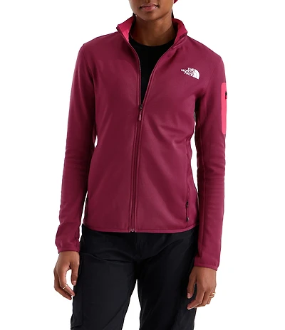 The North Face Mistyescape Fleece Double Layer Stand Collar Zip Front Jacket