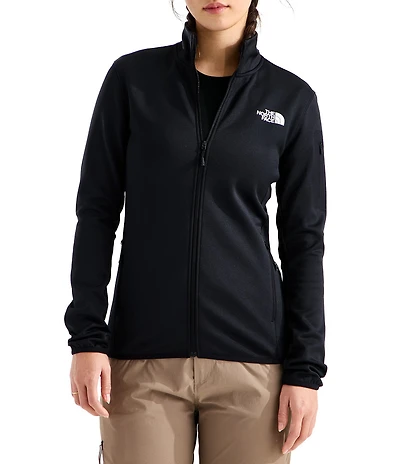 The North Face Mistyescape Fleece Double Layer Stand Collar Zip Front Jacket
