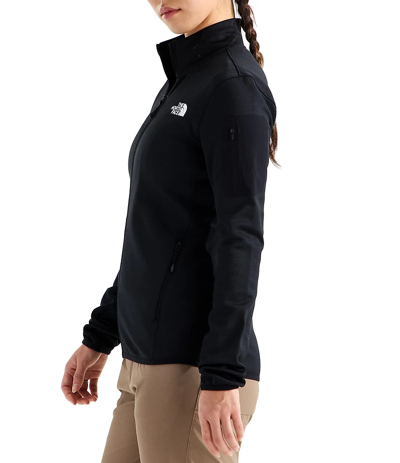 The North Face Mistyescape Fleece Double Layer Stand Collar Zip Front Jacket