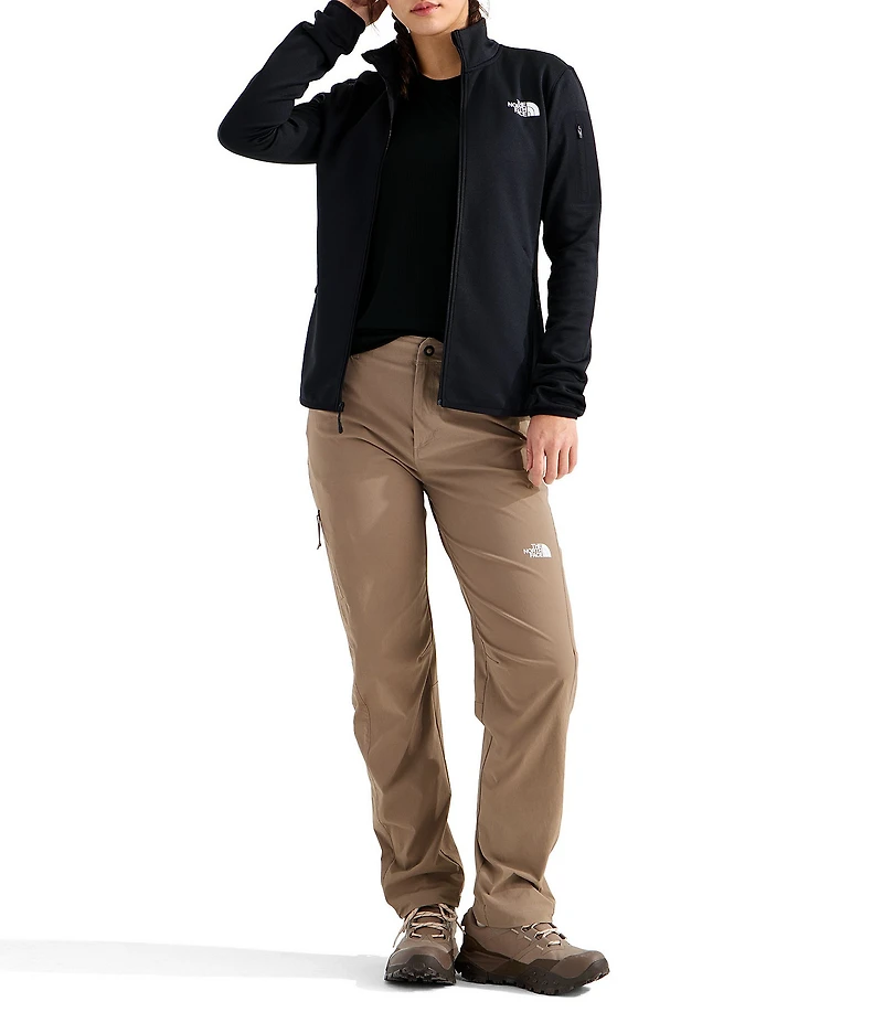 The North Face Mistyescape Fleece Double Layer Stand Collar Zip Front Jacket