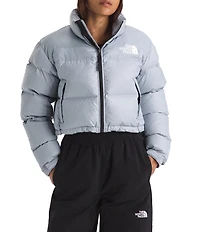 The North Face Nuptse Short Boxy Zip Front Jacket